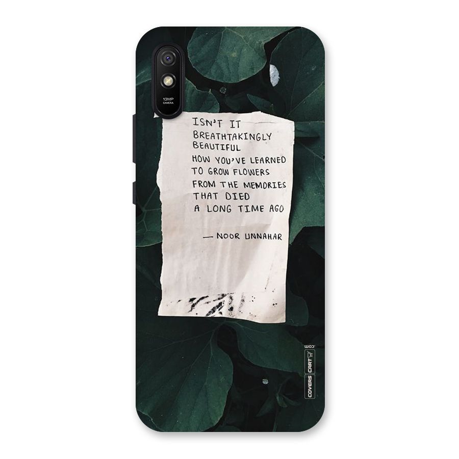 Memories Back Case for Redmi 9A