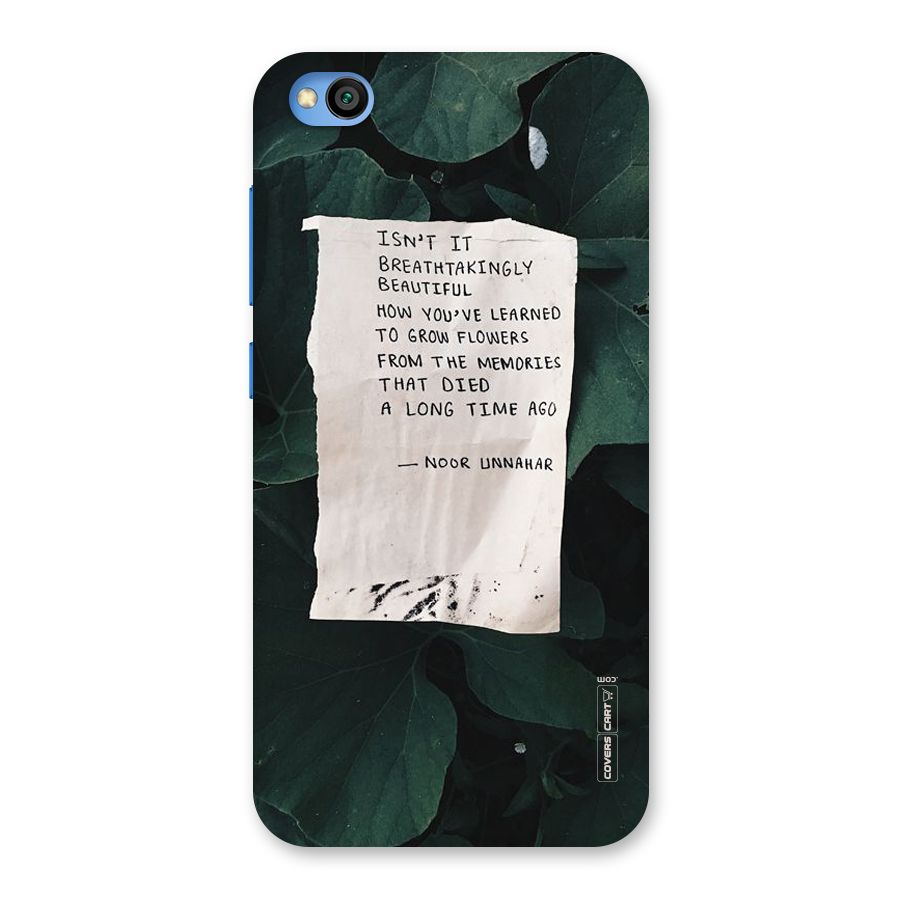 Memories Back Case for Redmi Go
