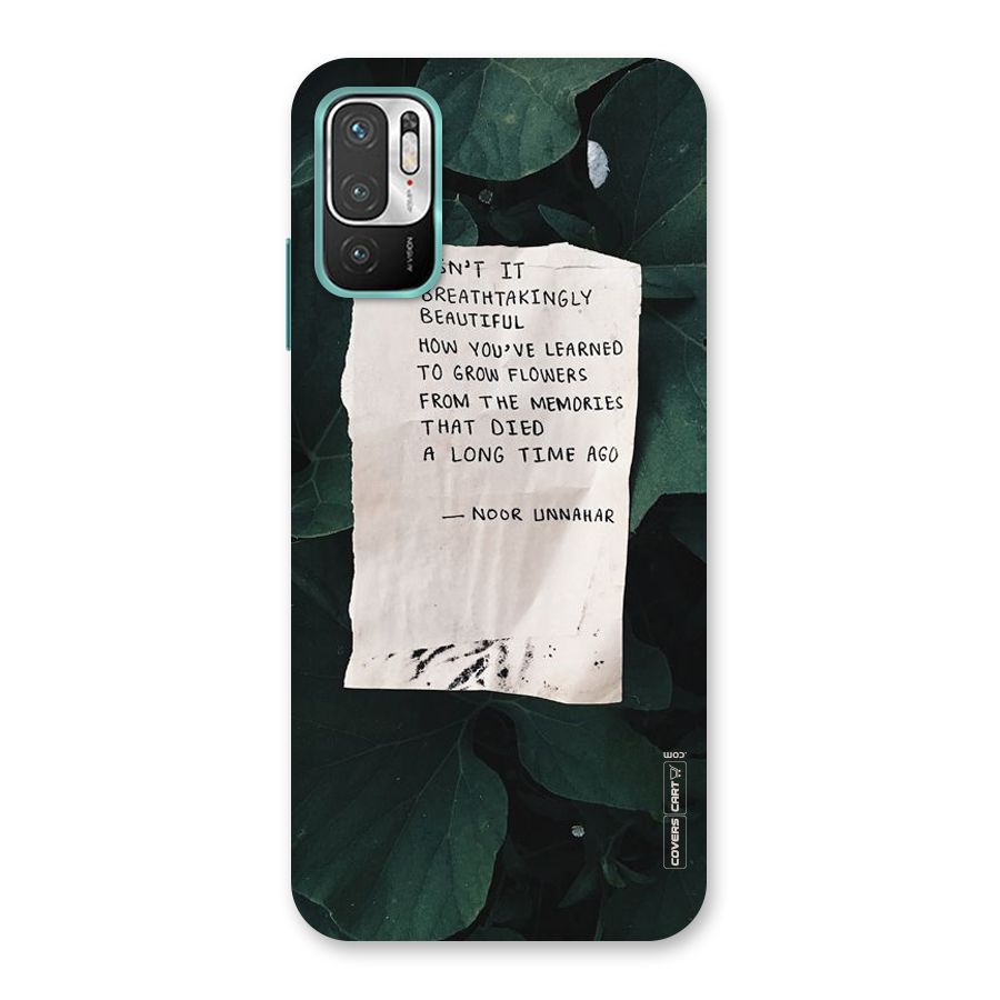Memories Back Case for Redmi Note 10T 5G