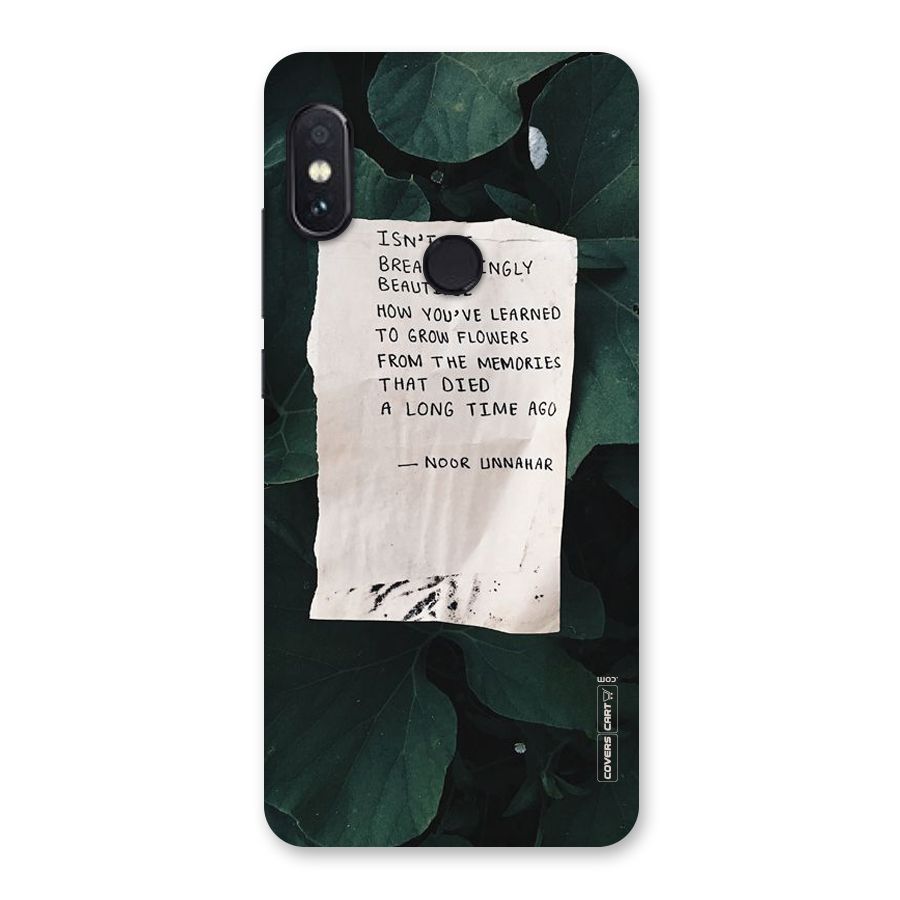 Memories Back Case for Redmi Note 5 Pro