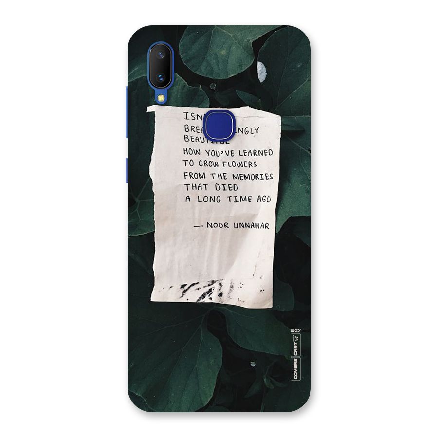 Memories Back Case for Vivo V11