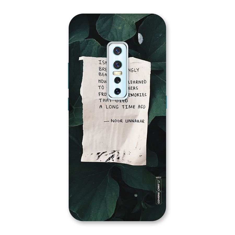 Memories Back Case for Vivo V17 Pro