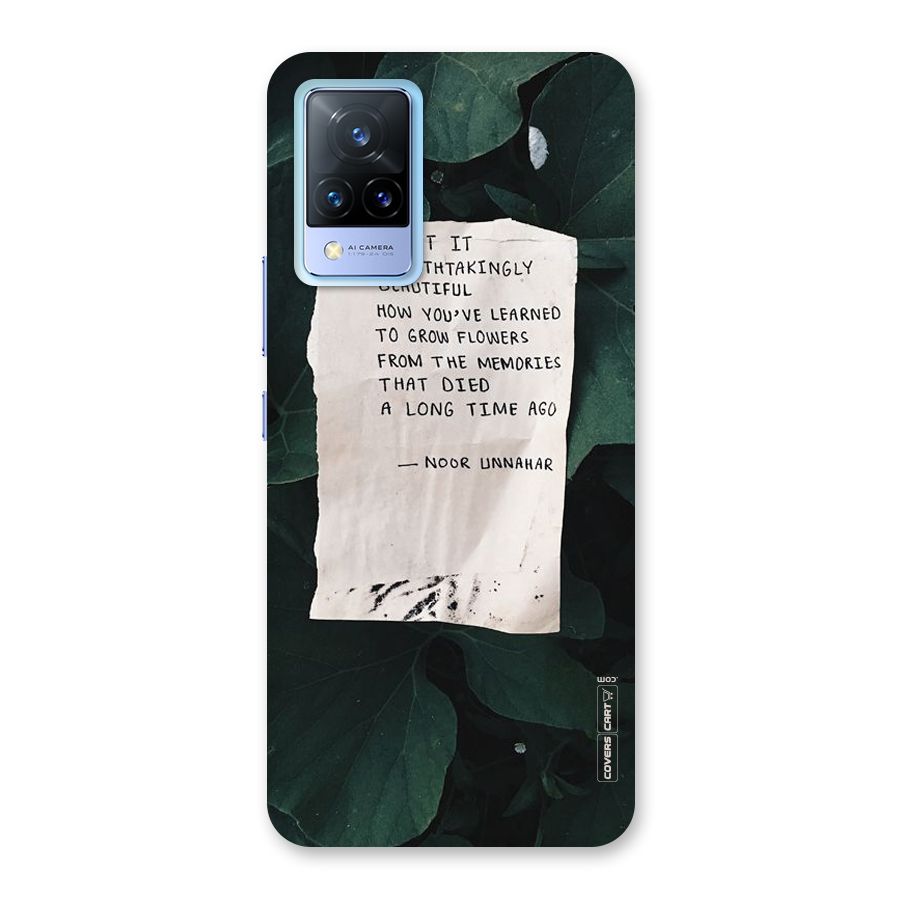 Memories Back Case for Vivo V21 5G