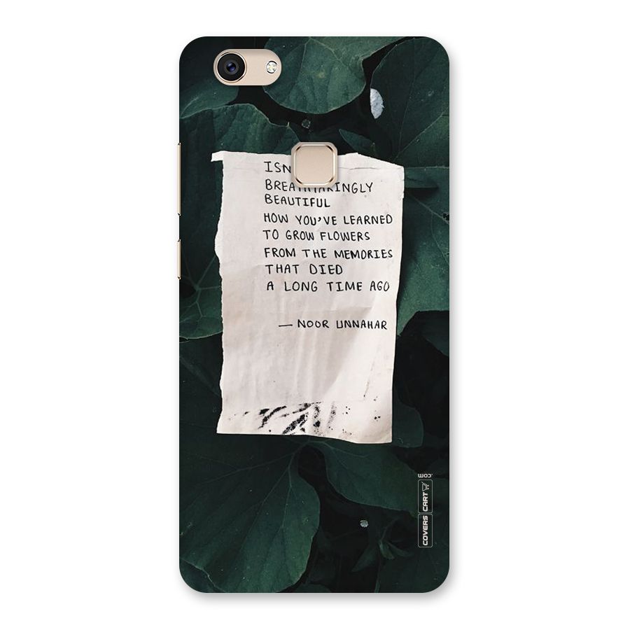 Memories Back Case for Vivo V7
