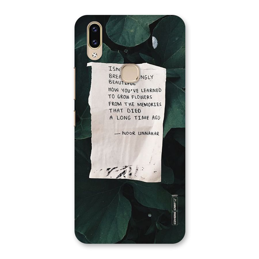 Memories Back Case for Vivo V9 Youth