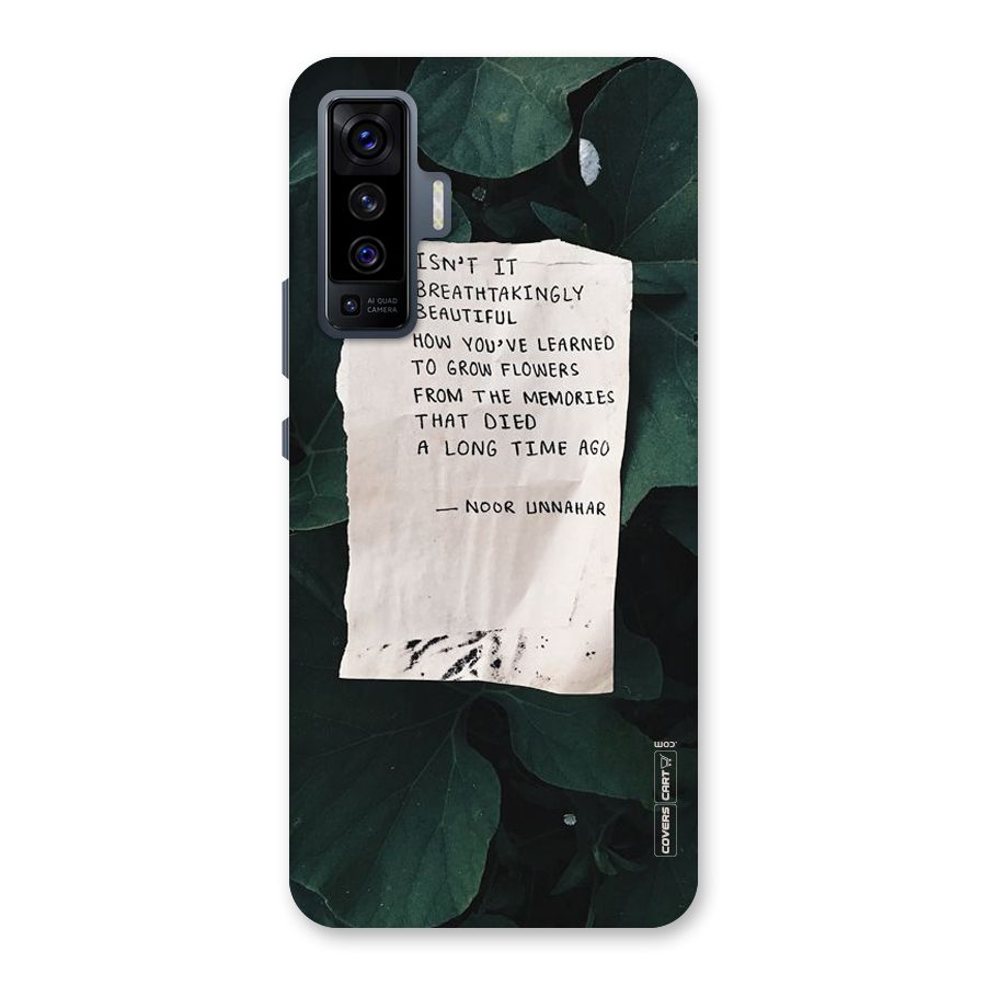 Memories Back Case for Vivo X50