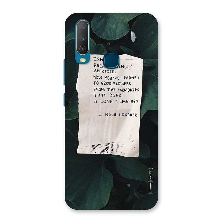 Memories Back Case for Vivo Y11