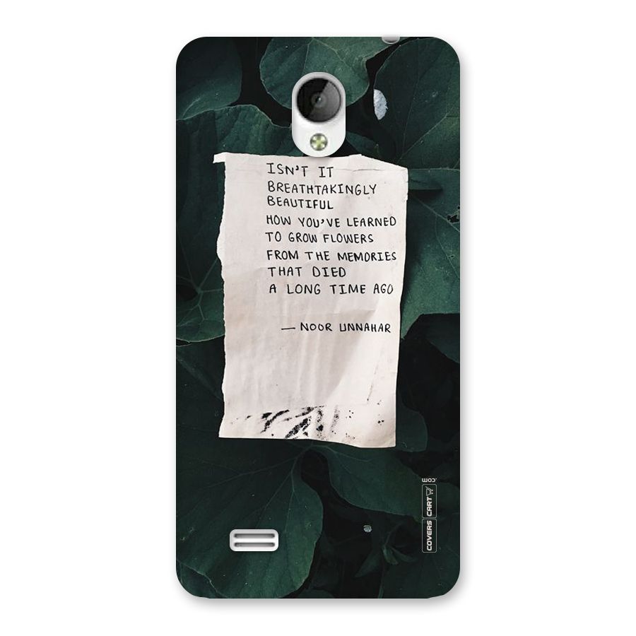 Memories Back Case for Vivo Y21
