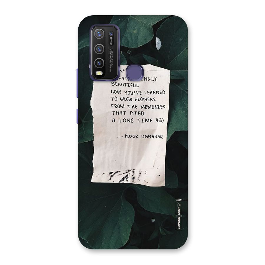 Memories Back Case for Vivo Y50
