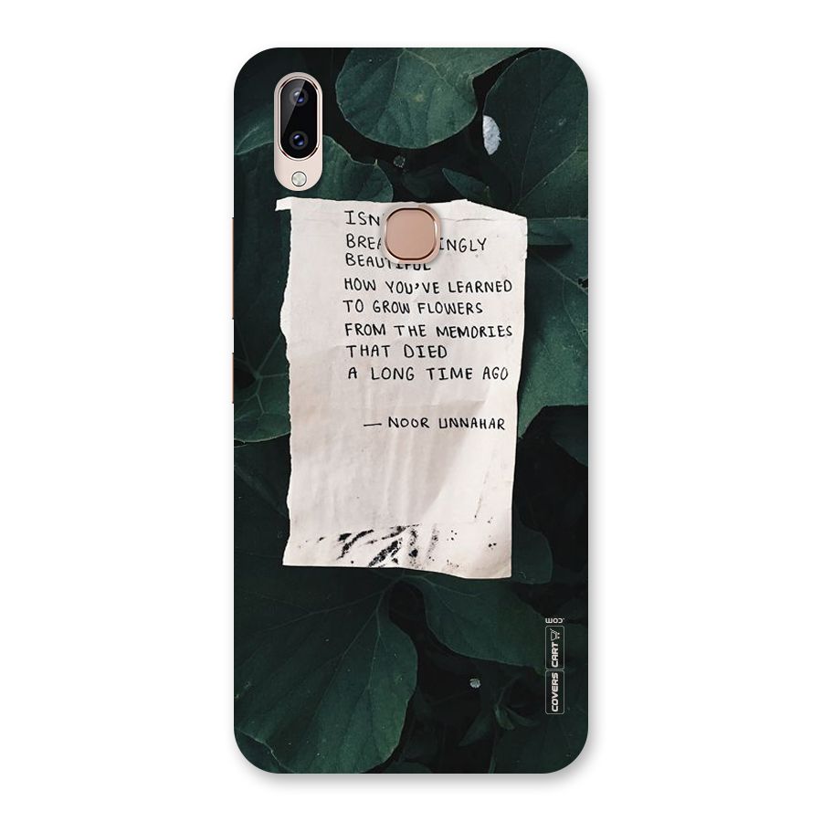 Memories Back Case for Vivo Y83 Pro