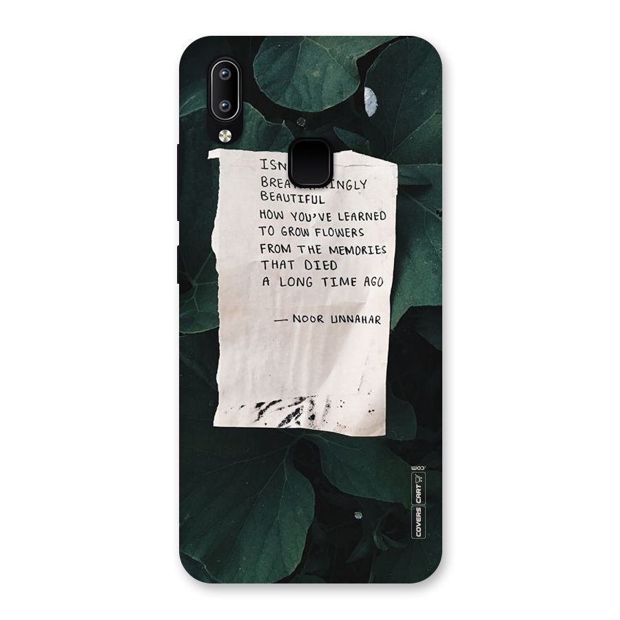Memories Back Case for Vivo Y93