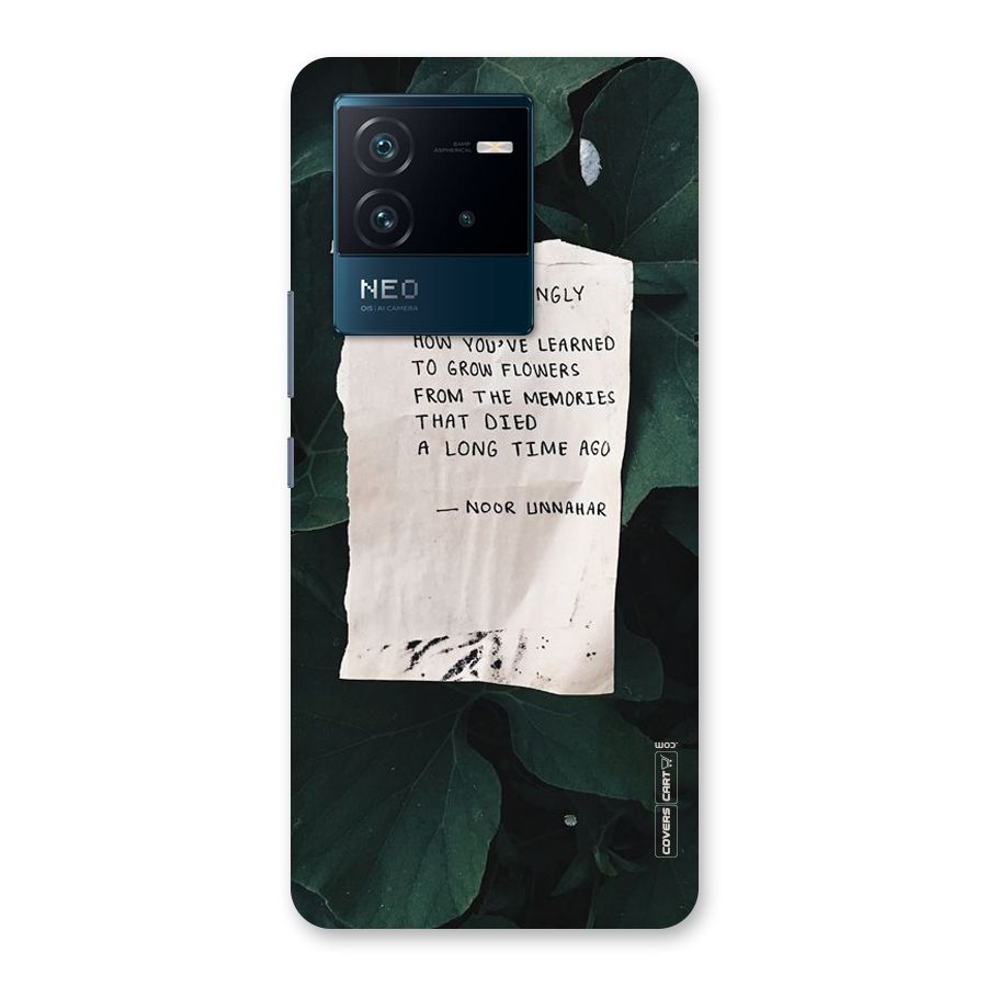Memories Back Case for Vivo iQOO Neo 6 5G
