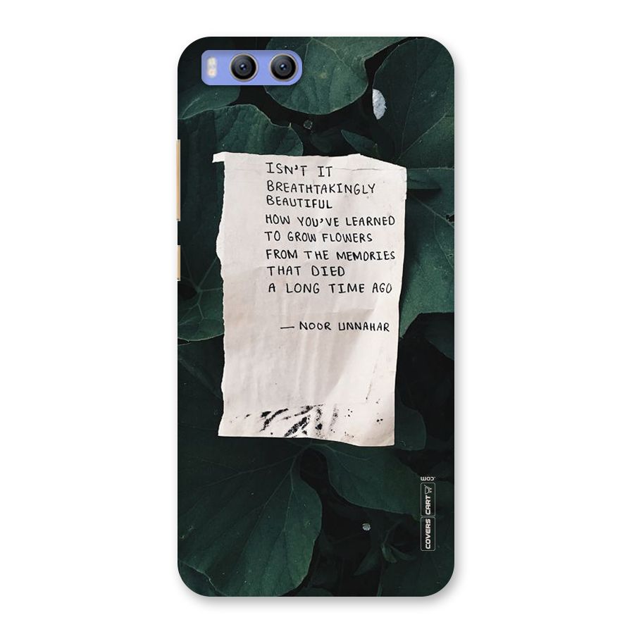 Memories Back Case for Xiaomi Mi 6