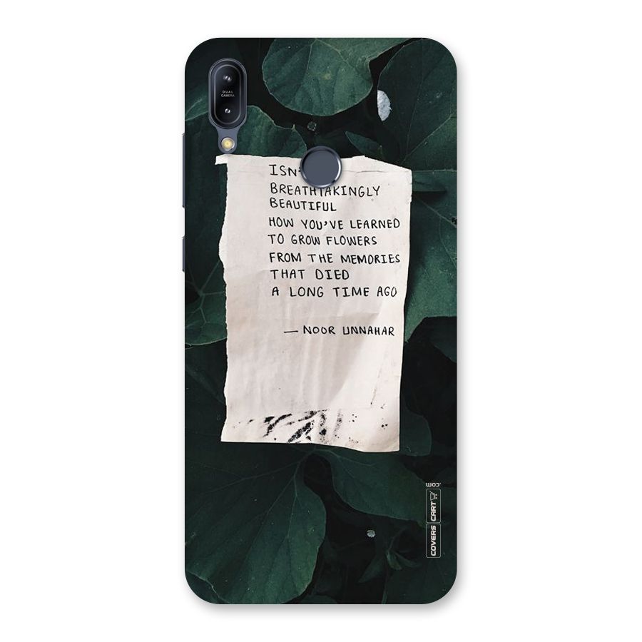 Memories Back Case for Zenfone Max M2