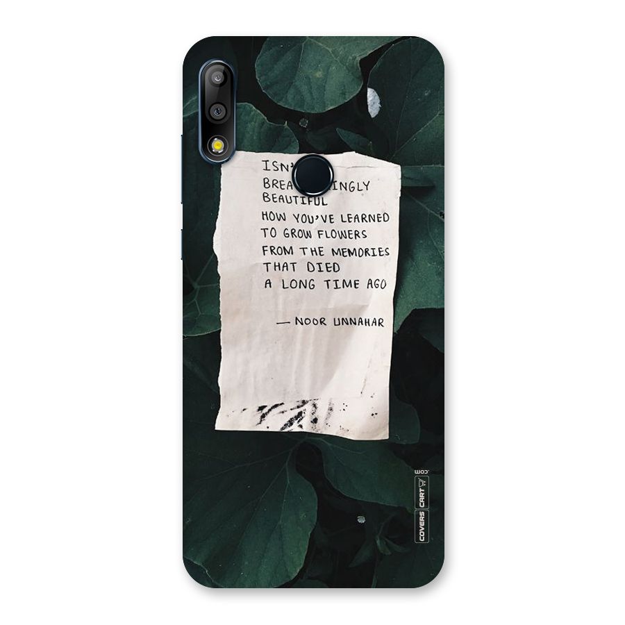 Memories Back Case for Zenfone Max Pro M2