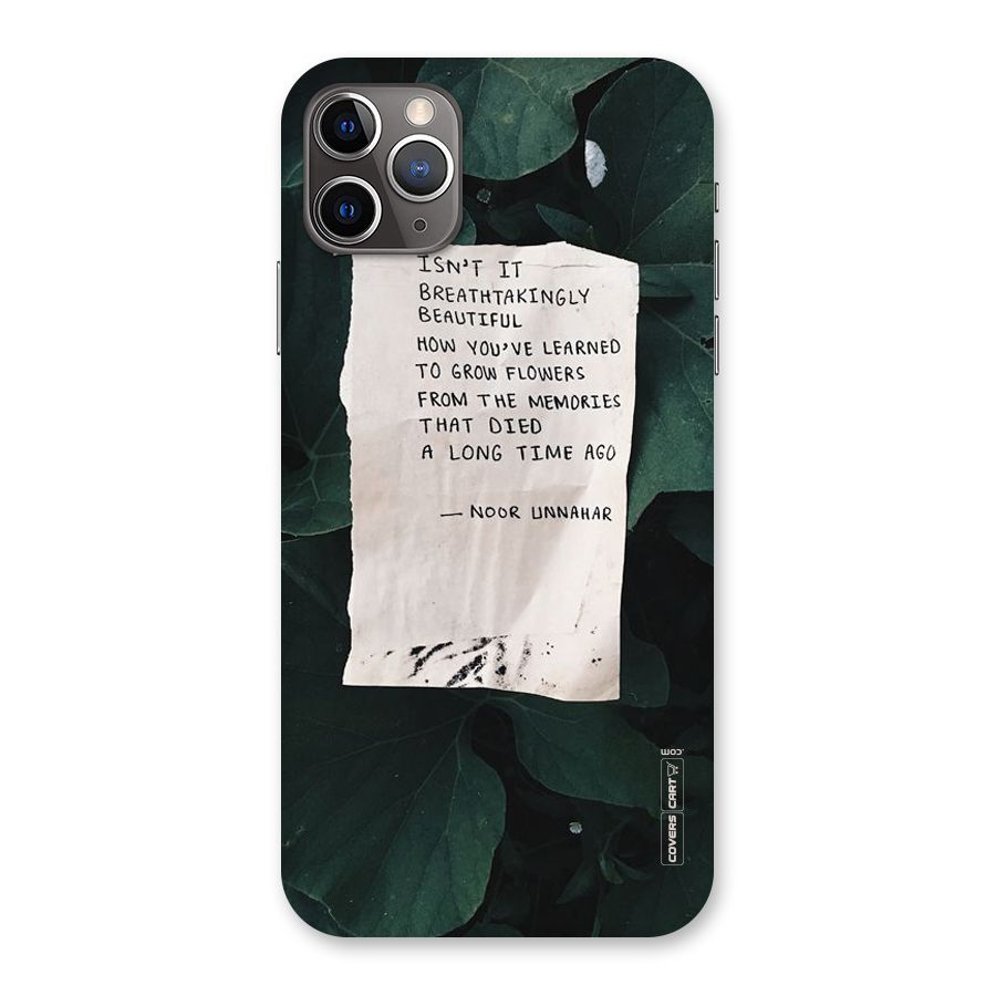 Memories Back Case for iPhone 11 Pro Max