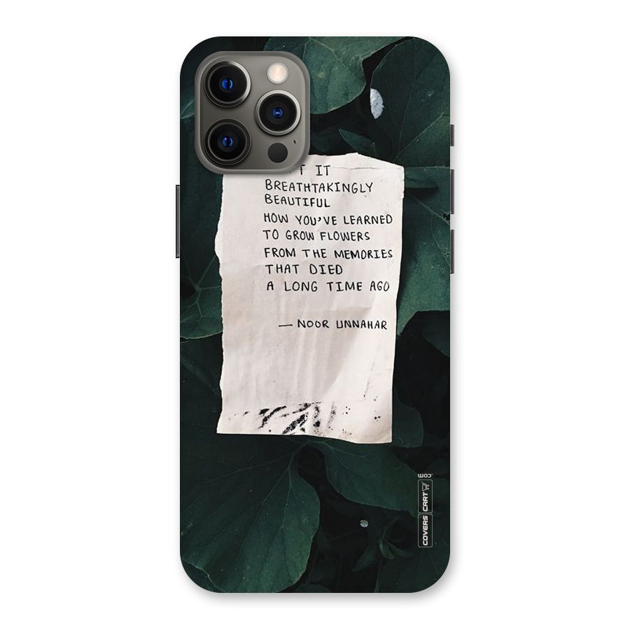 Memories Back Case for iPhone 12 Pro Max