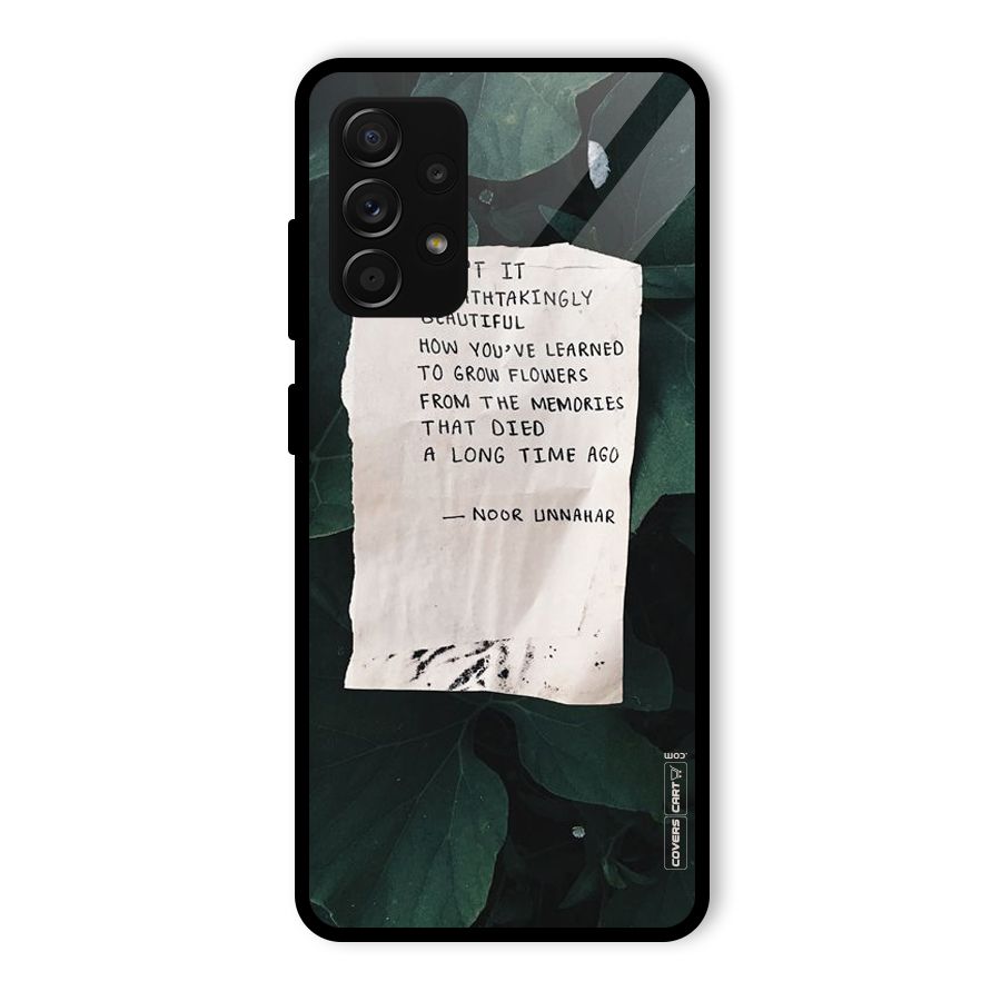 Memories Glass Back Case for Galaxy A53 5G