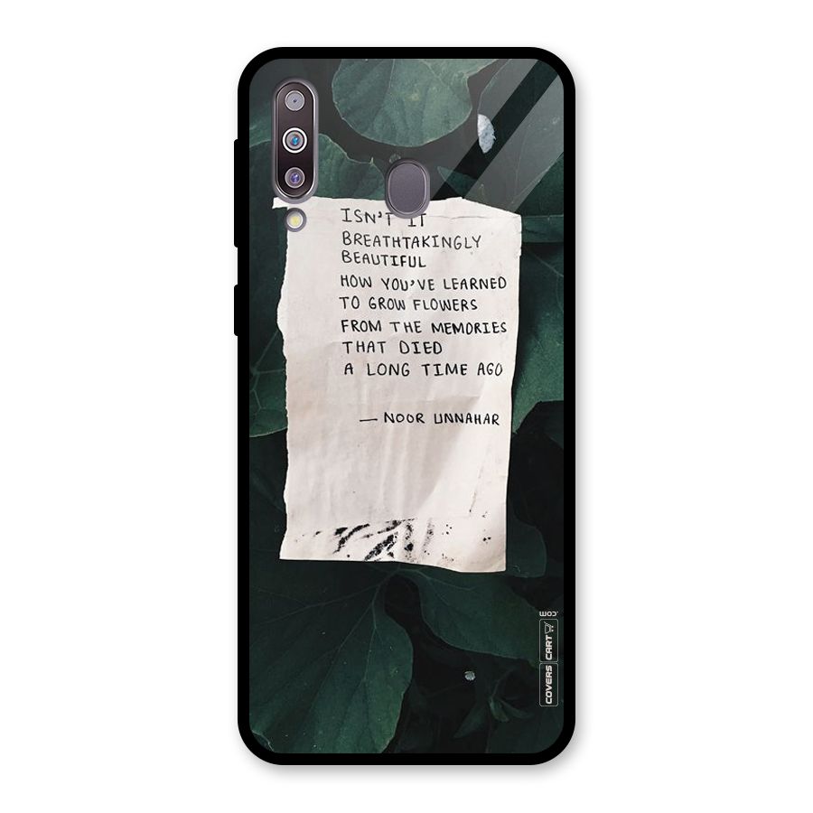 Memories Glass Back Case for Galaxy M30