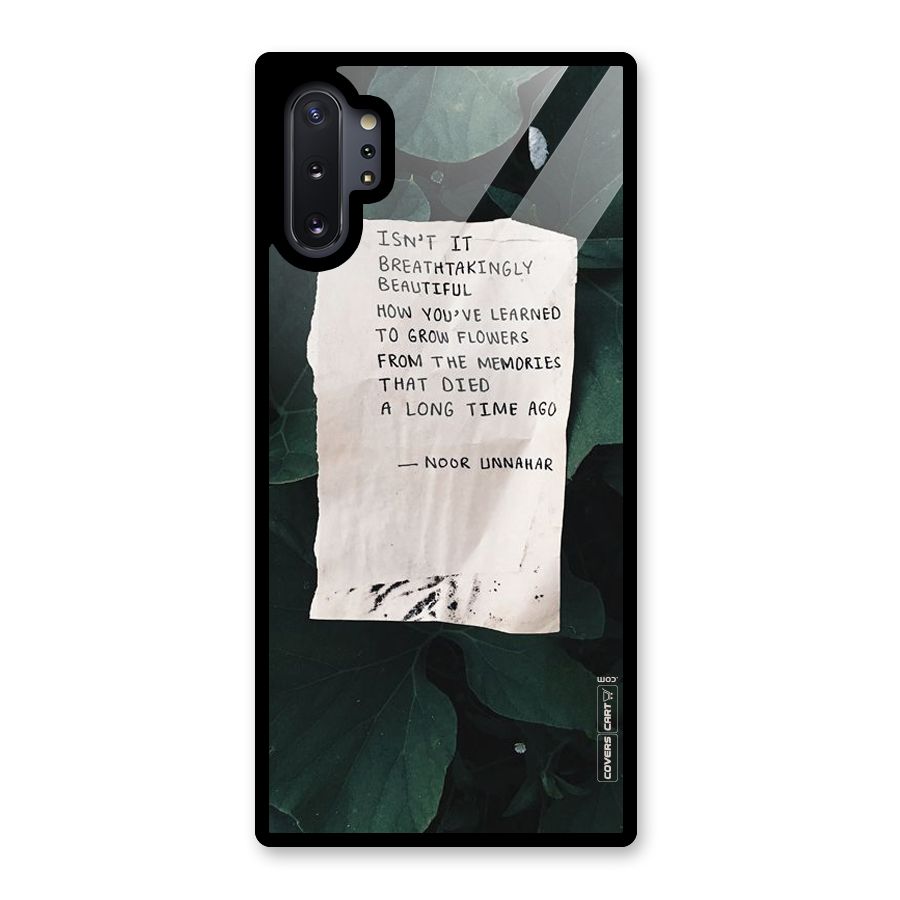 Memories Glass Back Case for Galaxy Note 10 Plus