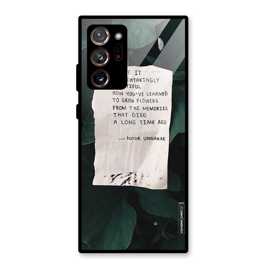 Memories Glass Back Case for Galaxy Note 20 Ultra