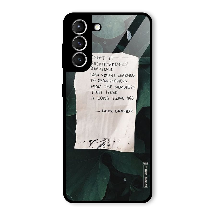 Memories Glass Back Case for Galaxy S21 5G