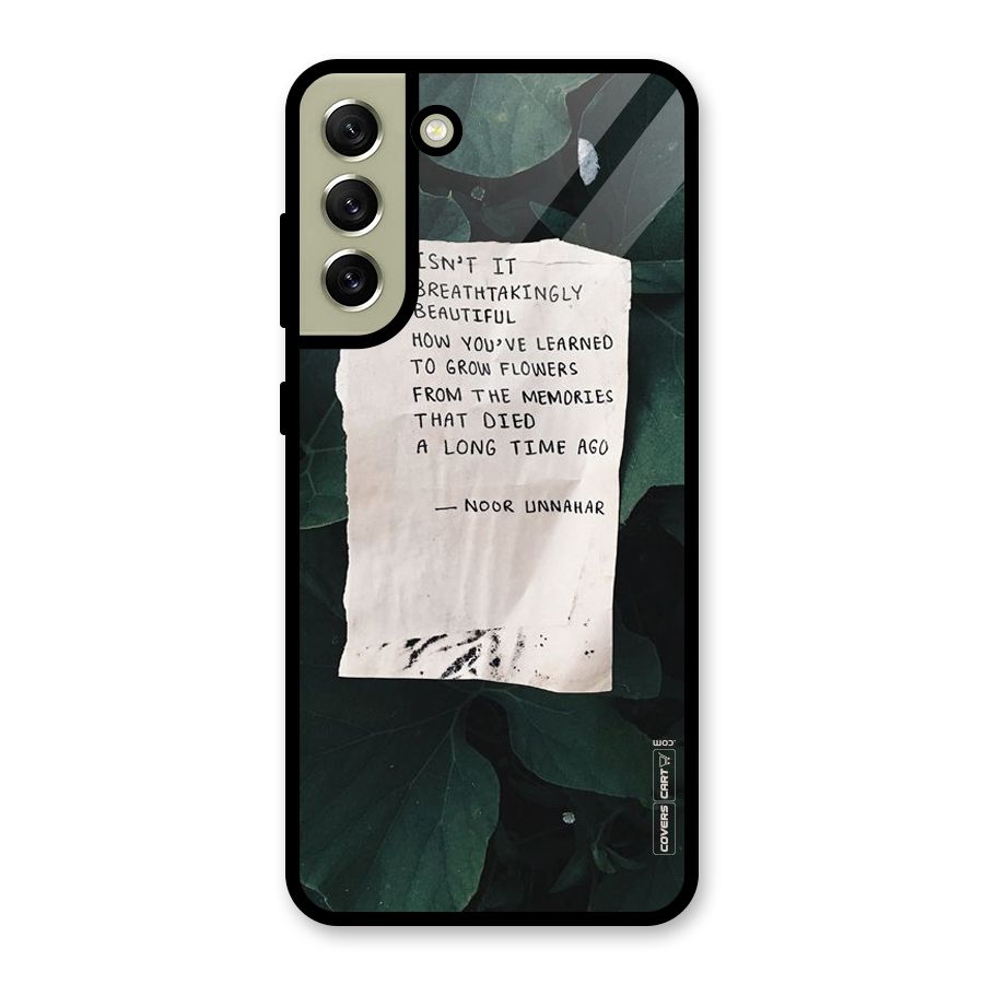 Memories Glass Back Case for Galaxy S21 FE 5G