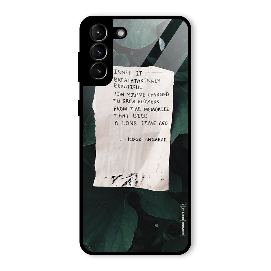 Memories Glass Back Case for Galaxy S21 Plus