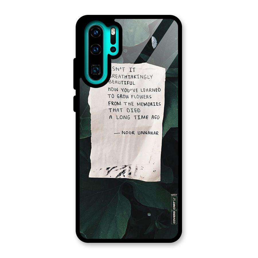 Memories Glass Back Case for Huawei P30 Pro