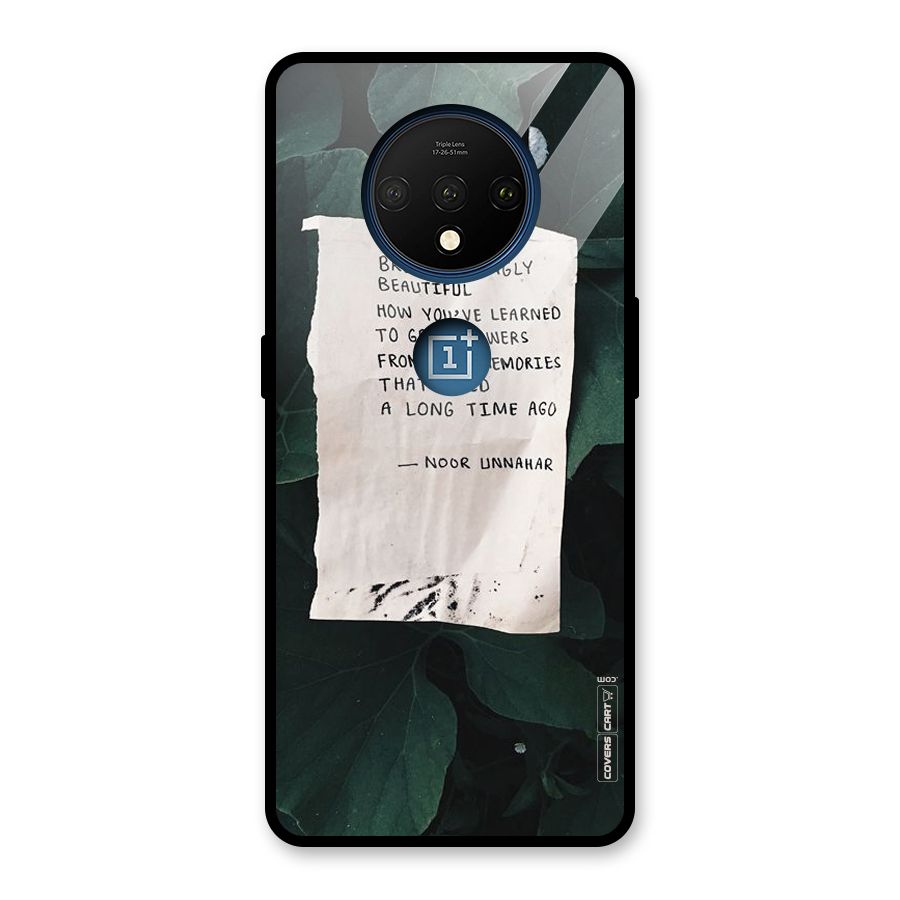 Memories Glass Back Case for OnePlus 7T