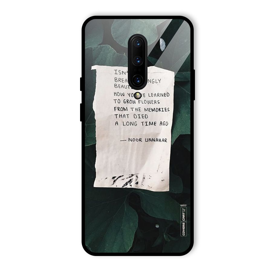 Memories Glass Back Case for OnePlus 7 Pro