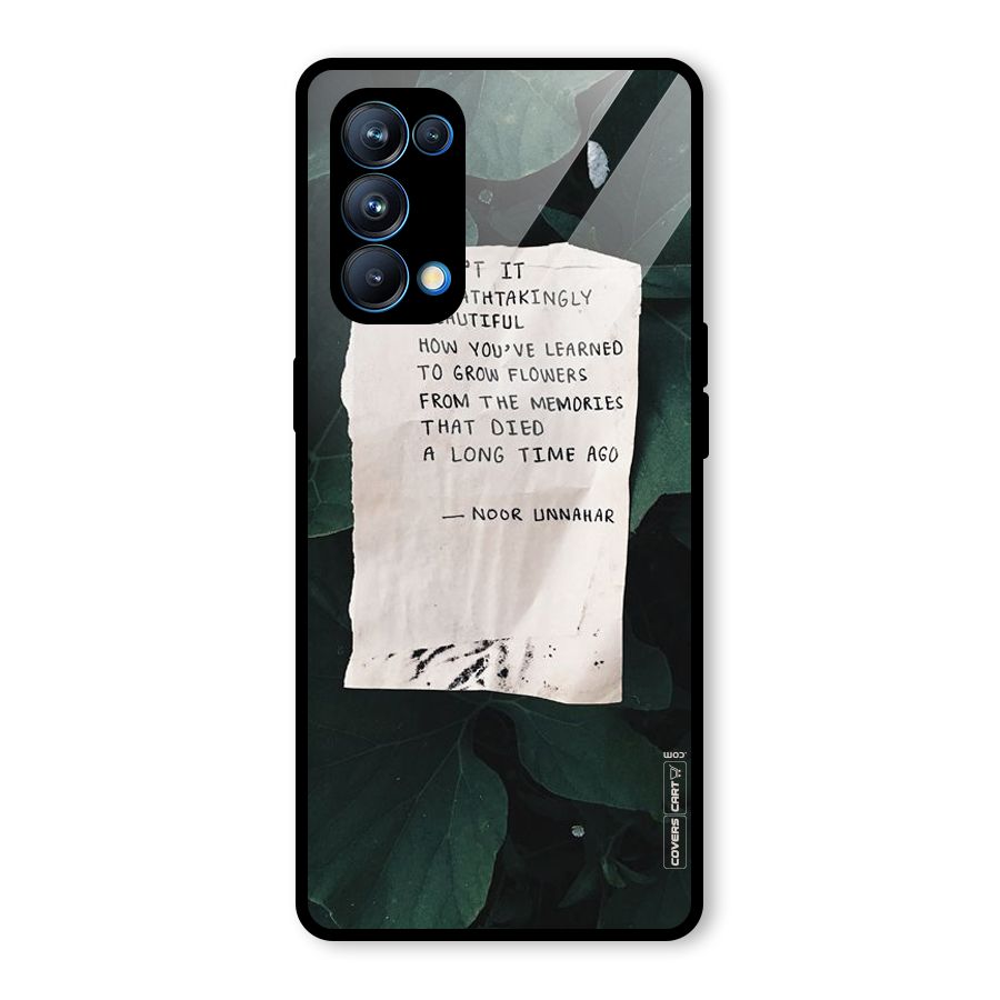 Memories Glass Back Case for Oppo Reno5 Pro 5G