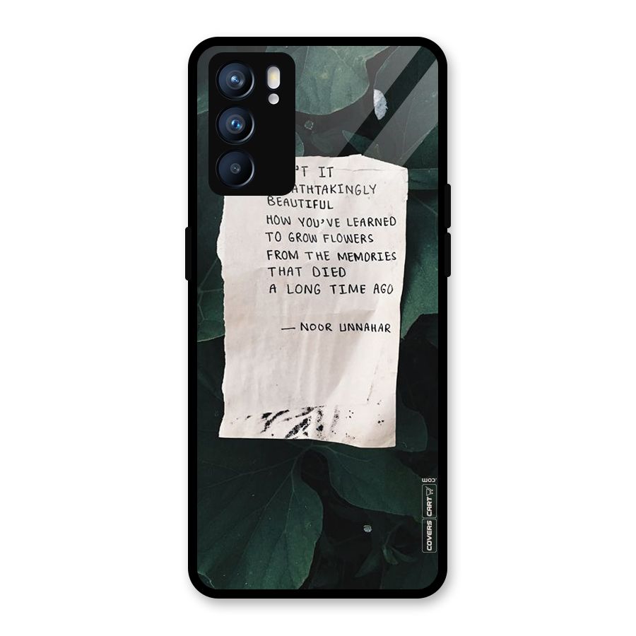Memories Glass Back Case for Oppo Reno6 5G