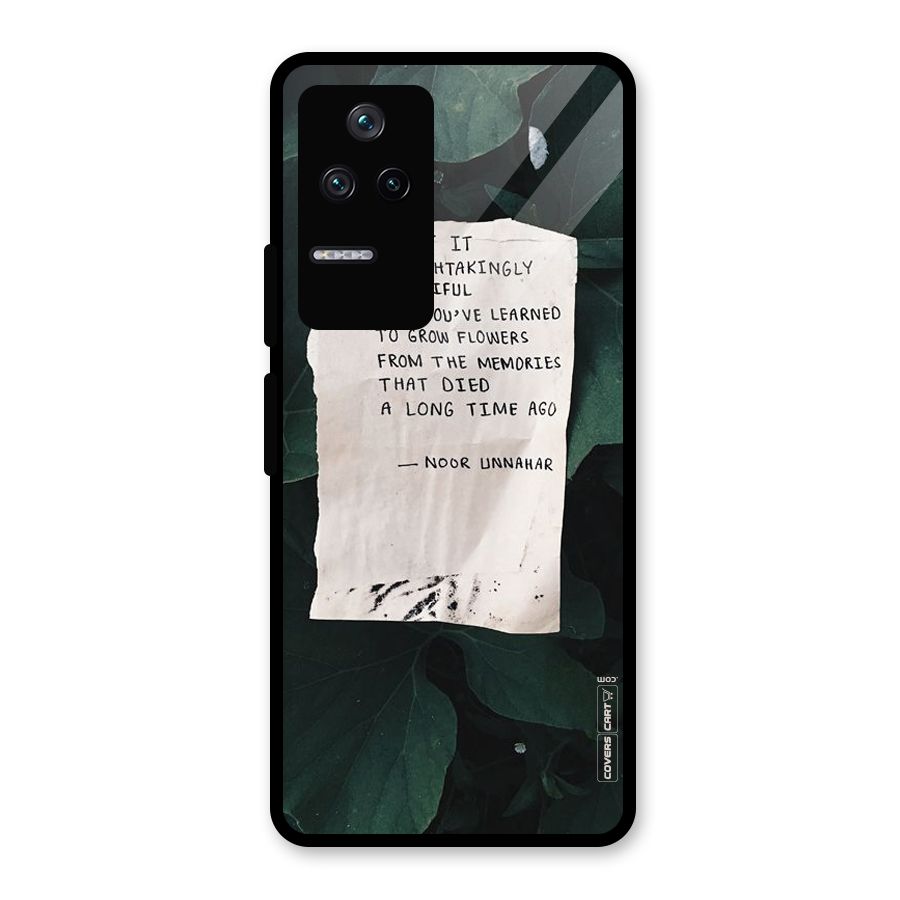 Memories Glass Back Case for Poco F4 5G