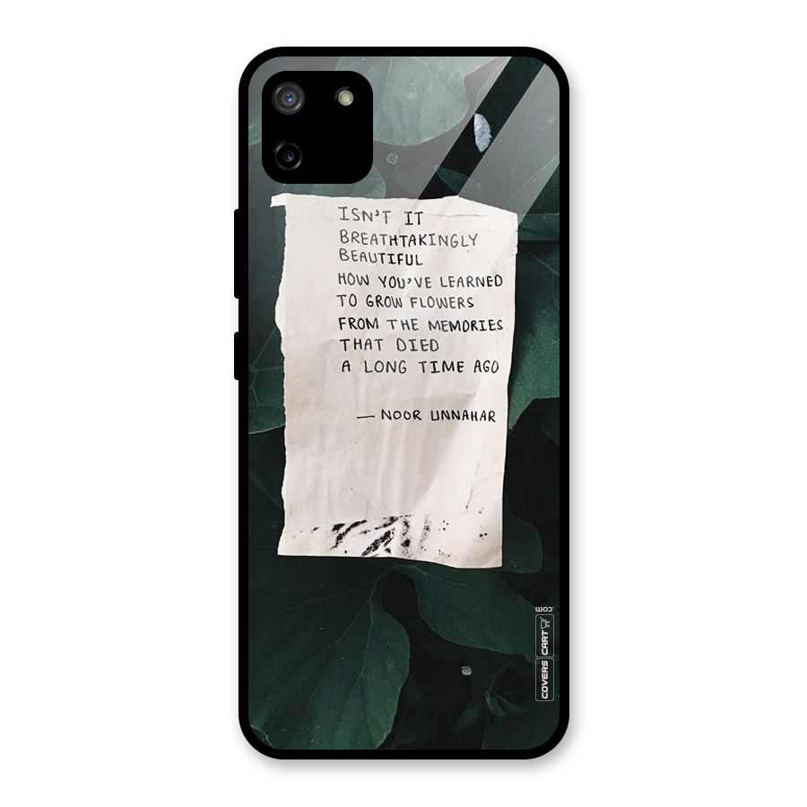Memories Glass Back Case for Realme C11