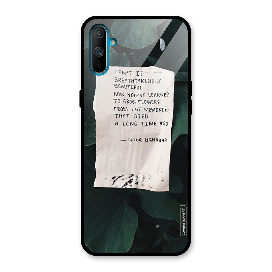 Memories Glass Back Case for Realme C3