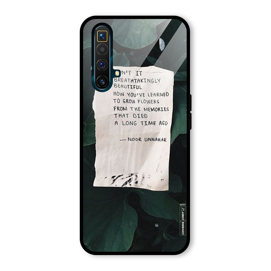 Memories Glass Back Case for Realme X3