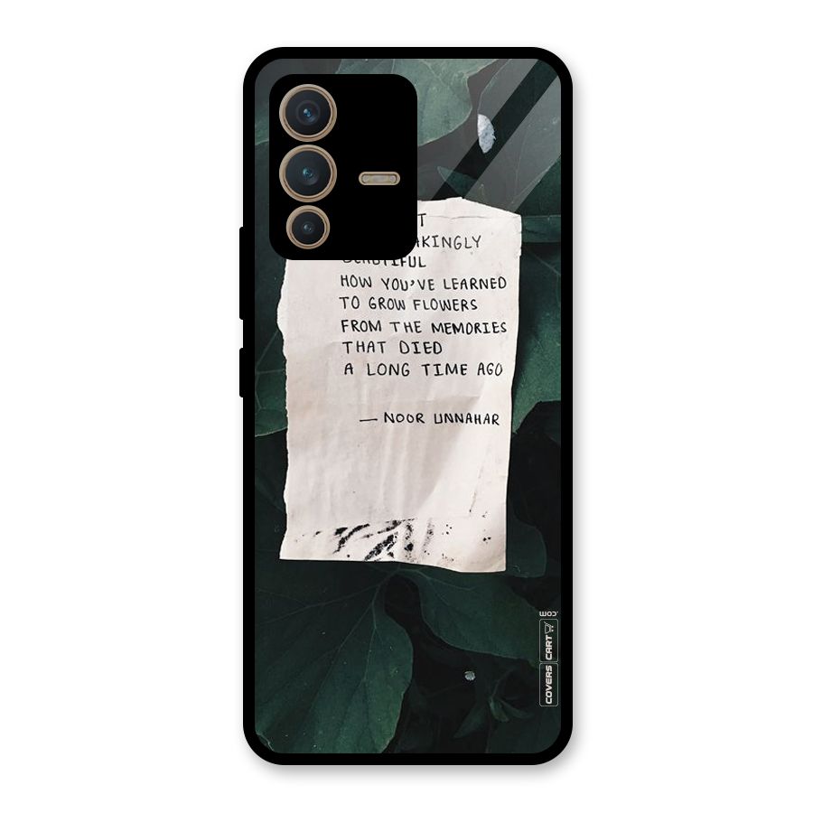 Memories Glass Back Case for Vivo V23 5G