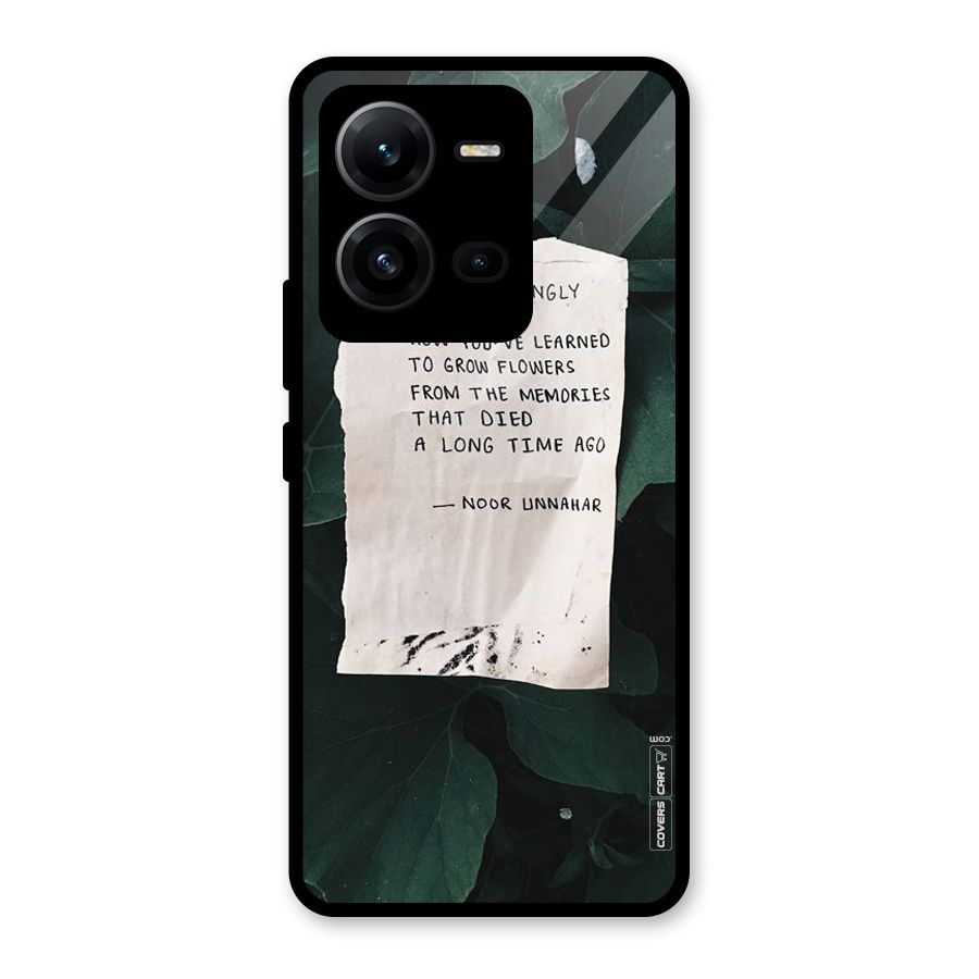 Memories Glass Back Case for Vivo V25