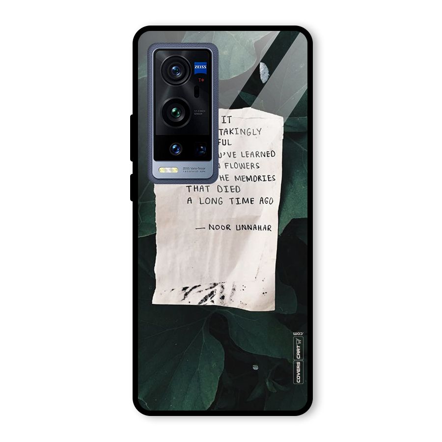 Memories Glass Back Case for Vivo X60 Pro Plus