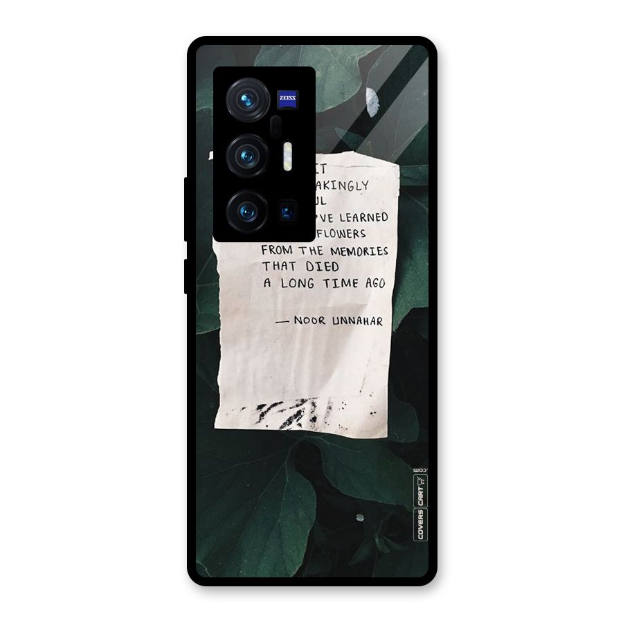 Memories Glass Back Case for Vivo X70 Pro Plus