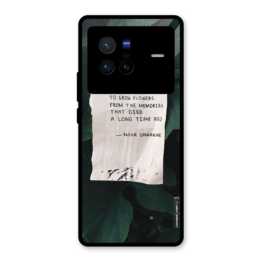 Memories Glass Back Case for Vivo X80