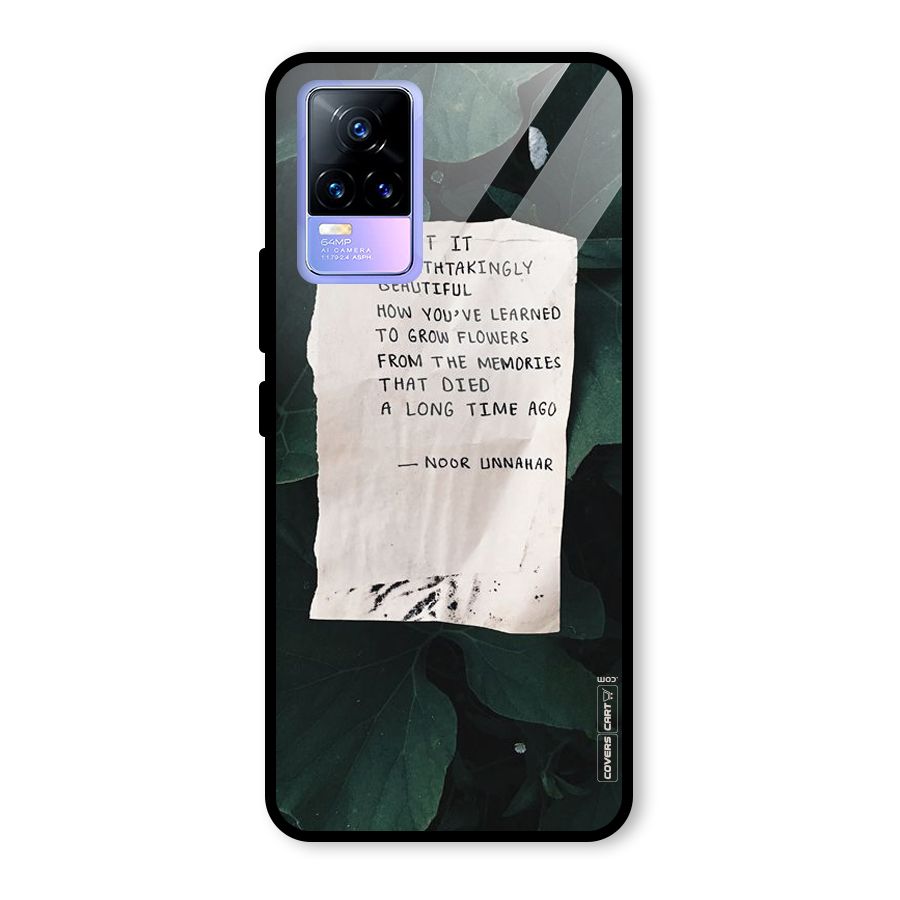 Memories Glass Back Case for Vivo Y73