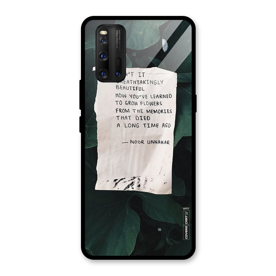 Memories Glass Back Case for Vivo iQOO 3