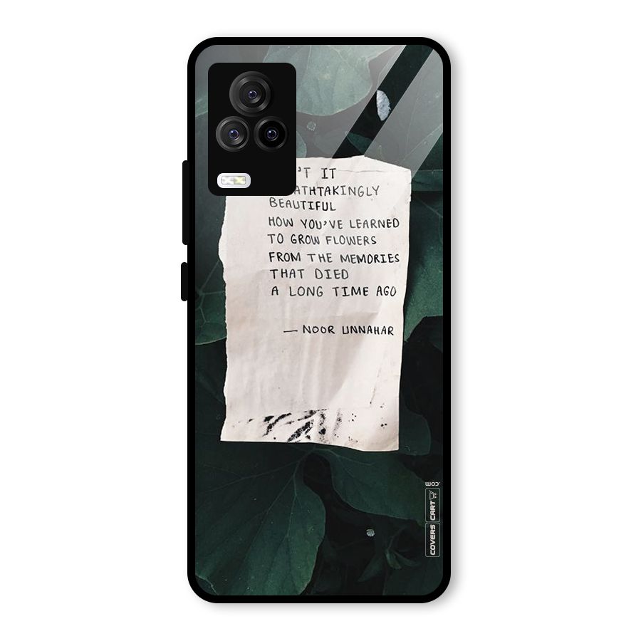 Memories Glass Back Case for Vivo iQOO 7 Legend 5G