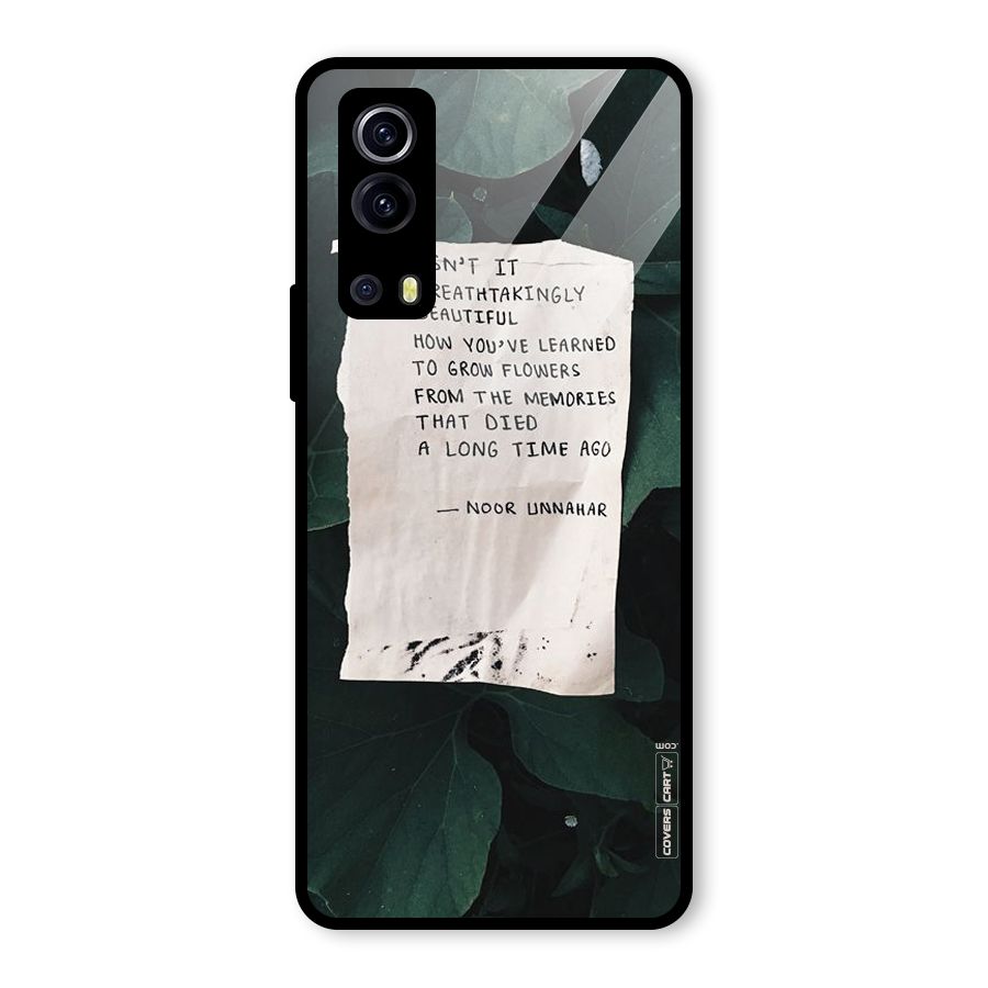Memories Glass Back Case for Vivo iQOO Z3