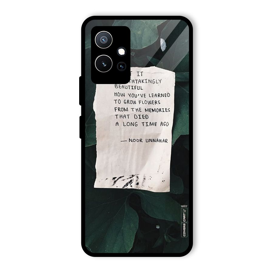 Memories Glass Back Case for Vivo iQOO Z6