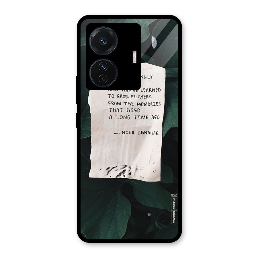 Memories Glass Back Case for Vivo iQOO Z6 Pro
