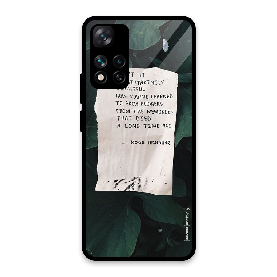 Memories Glass Back Case for Xiaomi 11i HyperCharge 5G