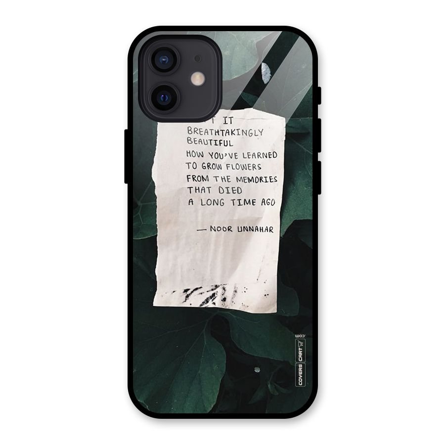 Memories Glass Back Case for iPhone 12